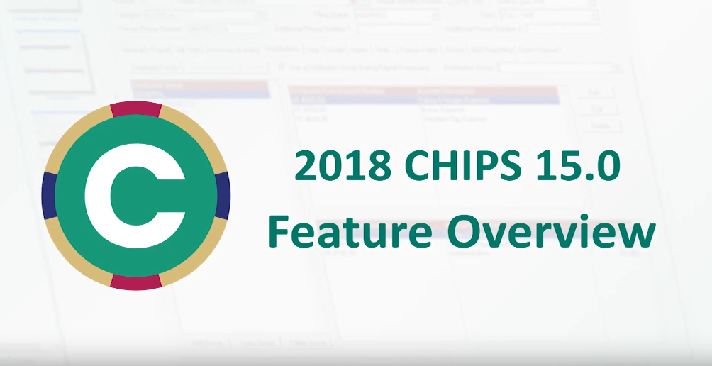 Municipal software CHIPS 15 release updates