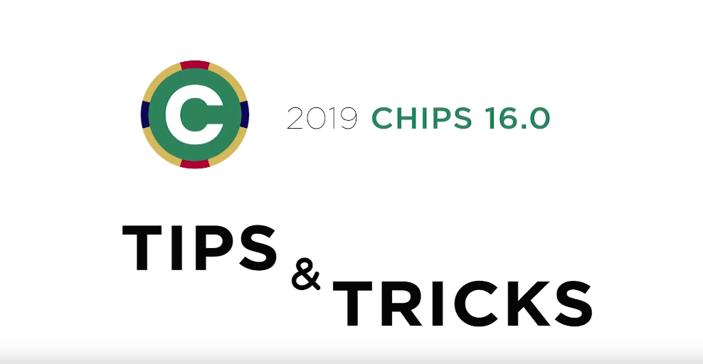 Municipal Software CHIPS Tips & Tricks