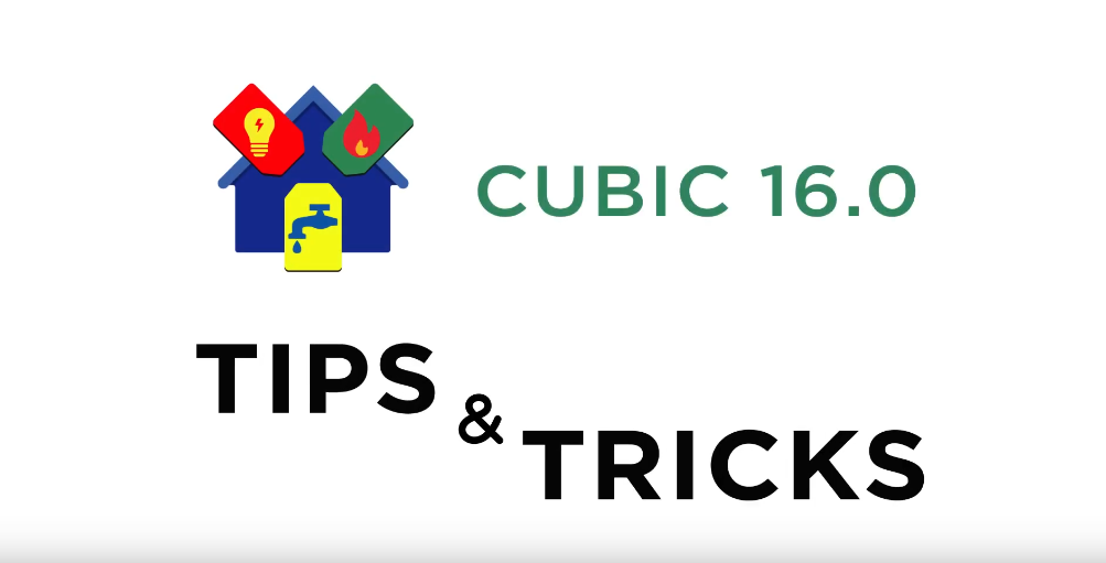 Municipal software CUBIC Tips & Tricks