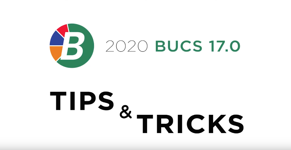 Municipal Software BUCS Tips & Tricks