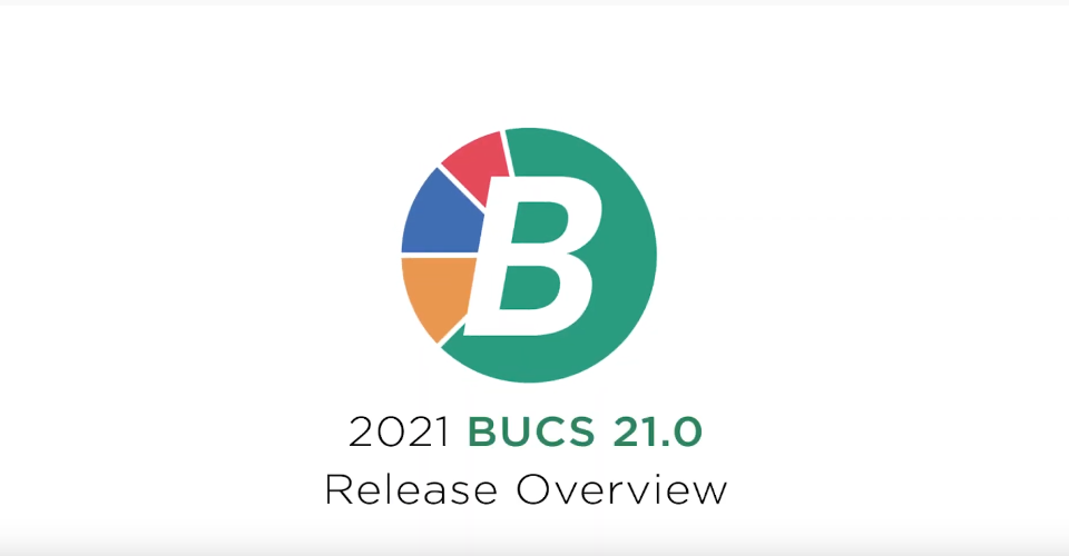 BUCS 21 Municipal Software Release